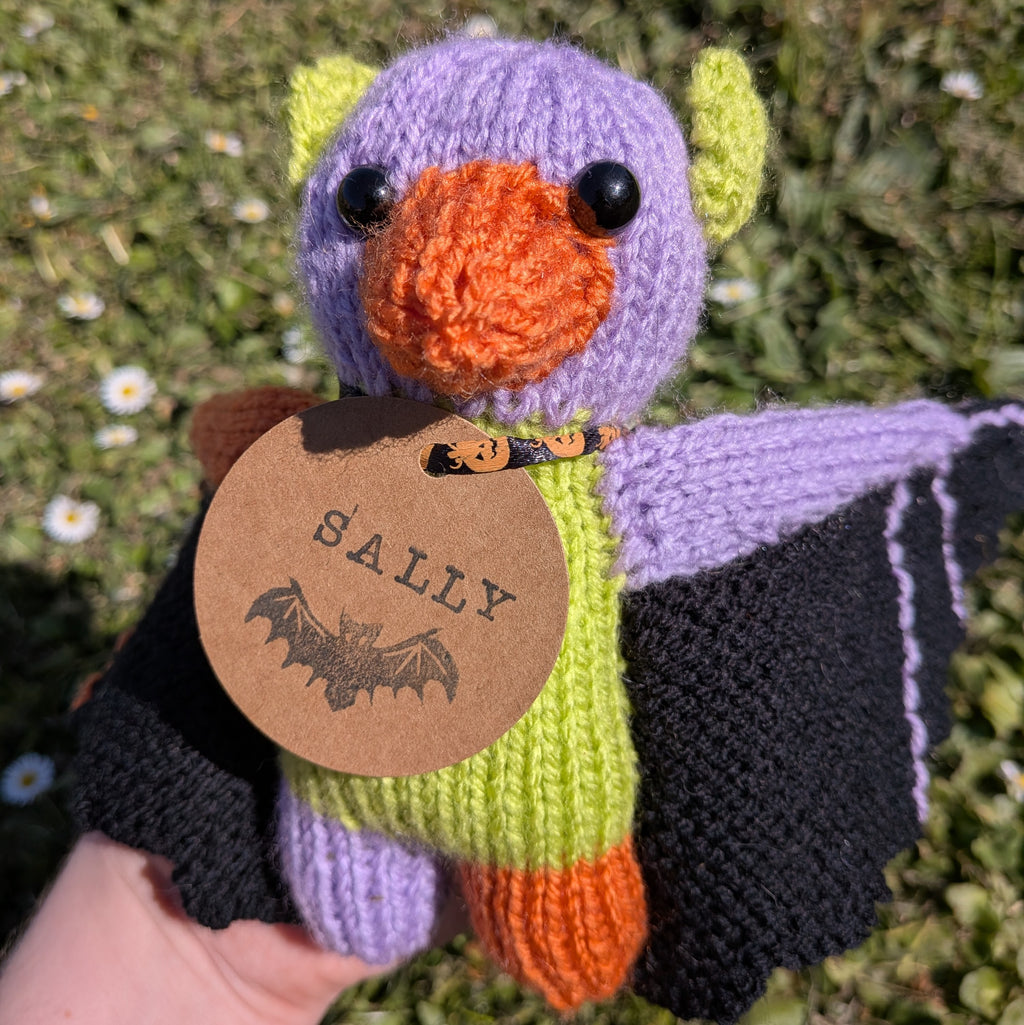 Sally - Knitted Bat