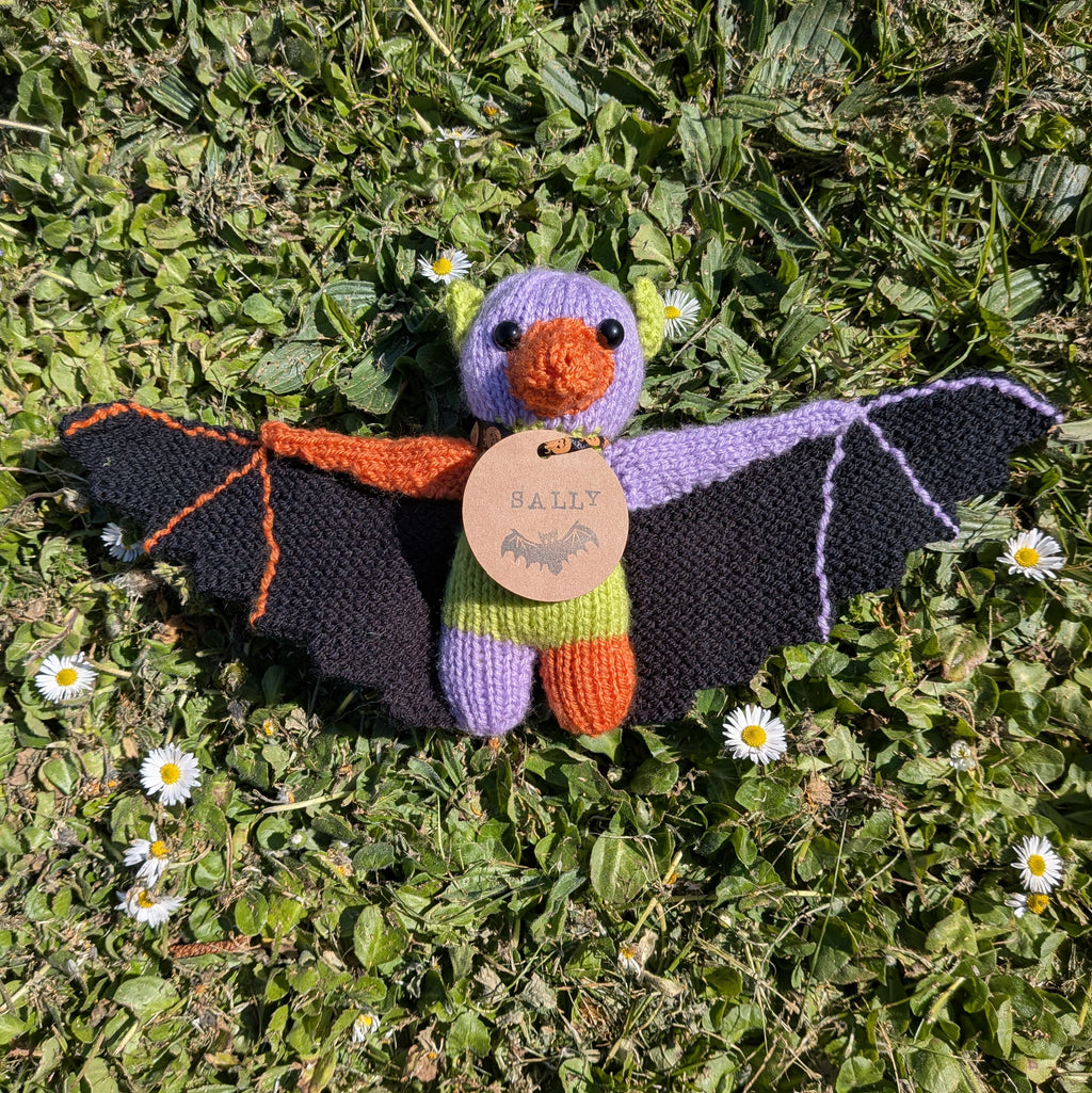 Sally - Knitted Bat